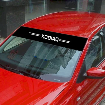 Näiteks Skoda Kodiaq Auto Kleebis Stiil Teenetemärgi Kleebised Auto Esiklaasi Vältida Päikesevalguse Peegeldus Tarvikud