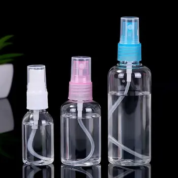 1tk 30ml 50ml läbipaistvast Plastikust Kaasaskantav Spray Pudel Tühi Parfüümi Pudelid Korduvtäidetavaid Udu Pump Pihusti Parfüümi