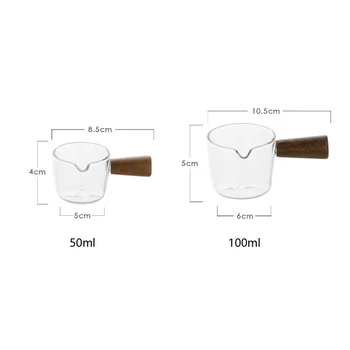 Armas Klaas Piima Kannu Mini Puidust Käepide Kohvi Leib Piim Kannu Loominguline Praad Kaste Kopp Tassi Mett Maitsestamiseks Väikeses Tassis