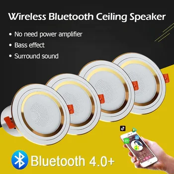 Smart Home Audio Bluetooth Pöörleva Disco Ball DJ Partei Muusika Lambid Lakke Kõlar Juhitava Värvi muuta LED-Kõlarid