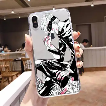 Jujutsu Kaisen Anime Telefoni Juhul Läbipaistvad iPhone 12 11 mini pro 8 XS MAX 7 Pluss X-XR