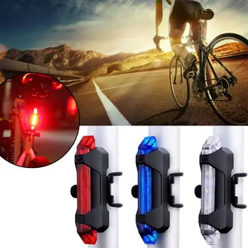 2019 Uus Jalgratta Jalgratta Valgus, USB Laetav LED Bike Saba Kerge Jalgratta Jalgrattasõidu Ohutus Hoiatus Tagumise Lambi Jalgratta Tarvikud