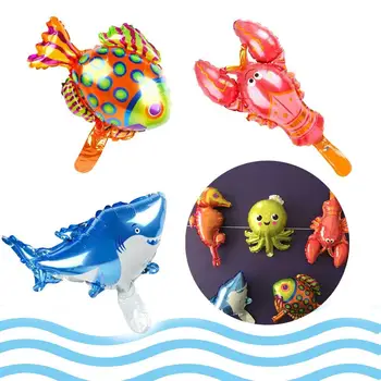 Sea World Teema Poole Ookeani Loomade Armas Kala Shark Foolium Õhupallid Baby Shower Kids Sünnipäeva Teenetemärgi Pakkumise Merineitsi Õhu Ballon