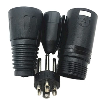 1tk 3 Pin XLR Male MIC Madu Plug Audio Mikrofon, Kaabli Ühenduspesa Mount Adapter