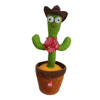 Armas Elektripliit, Kaktus -, Plüüš-Nukk Keeruta Tantsu Mänguasi Decor Papagoi USB-Kaktus -, Plüüš-Mänguasi Naljakas Tantsimine Laulmine Mänguasi