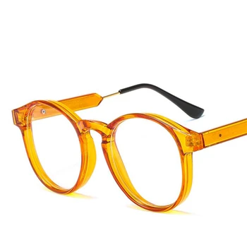 Uus Retro Ring Optilised Klaasid Naiste Brändi Disaini Kirgas Peegel Retsepti Etendus Naine Mees Oculos De Sol Feminino