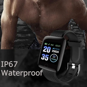 2021 Uus D13, 116 Pluss Smart Watch Naised, Mehed, Lapsed, Südame Löögisagedus, vererõhk, Jälgida Veekindel Sport Smartwatch Android ja IOS