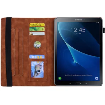 Wekays Coque Samsung Galaxy Tab A6 A 2016 10.1 T580 T585 T580N T585N Klassikaline Lille Nahast Seista Tableti Kate Juhul Funda A6