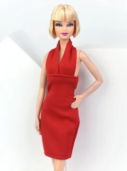 6tk/palju Punast Kleidid, Barbie Mannekeeni Riided Õhtu Pool Kannab Vestidoes Lühikesed Kleidid Barbie Nukk 1/6 Nukk Tarvikud