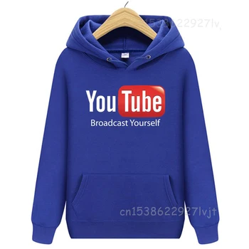 Youtube ' I Logo Print Hupparit Naiste Naljakas Rõivad Topid Mood Tunked Topp Youtuber Street Dressipluus Pulloverid