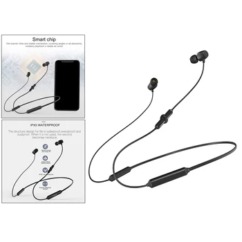 Q5 Töötab Bluetooth Kõrvaklapid Magnet Sport V4.2 Kõrvaklapid koos Mikrofoniga Stereo Heli Bass Kõrvaklapid 48Hrs