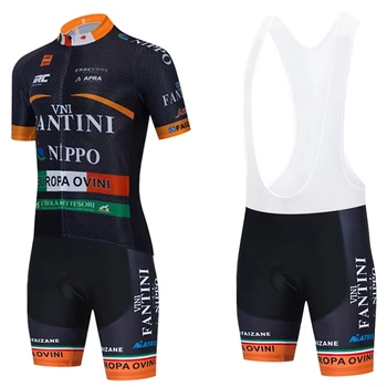 VINI Fantini Team Mehed 2021 Jalgrattasõit Jersey Set Bike Shorts Premium 20D Kiire Kuiv Püksid Ropa Ciclismo Pro Jalgratta Maillot Riided
