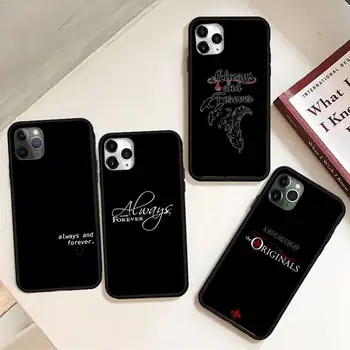 Vampire Päevikud Alati Ja Igavesti Telefon Case for iPhone 11 12 pro MINI XS MAX 8 7 6 6S Pluss X 5S SE 2020 XR