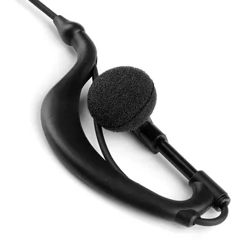 3,5 mm Kaardus Mono Kõrvaklappide Kuulata Ainult Kuular Eest Kõneleja Mic 2way Raadio Vastupidav Kaardus Mono Kõrvaklappide dropshipping Kuum
