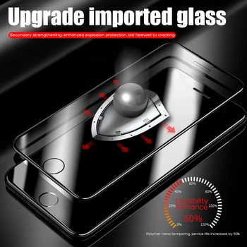 2000D kaitseklaas Kohta iPhone 7 6 6s 8 plus X-Xr, Xs Max SE 2020 Karastatud Klaas, Kile iPhone 11 12 Pro Max turvaklaas