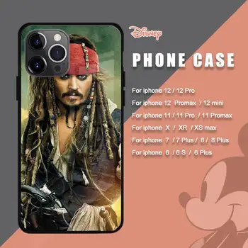 Disney Kariibi mere Piraadid Telefoni Juhul Karastatud klaas Iphone 11 Pro Max 12 mini Xs 7 8 PLUS 6s XR