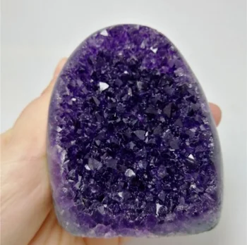 Kristallid Ametüst Geode Looduslik Ametüst Crystal jaoks Feng Shui Näidis