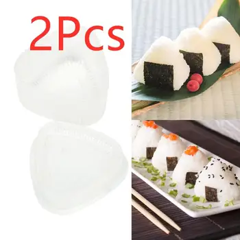 2tk Kolmnurga Kuju Bento Sushi Onigiri Toidus Plastist Hallituse Köök Bento Tarvikud Rice Ball Maker Bento Moodustavad Masina