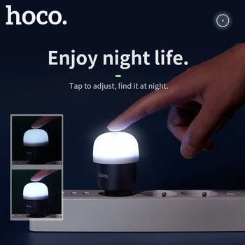 HOCO Dual USB-Laadijaga) Touch Control Öö Valguses iPhone 11 12 Telefoni Laadijad EU Pistik Adapter Seina-Kiire Laadimine