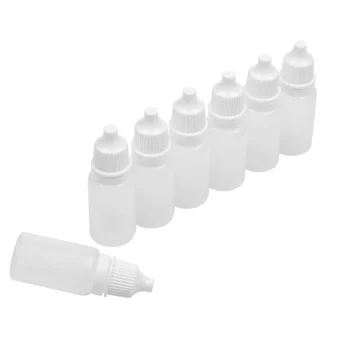 10TK Tühi Liquid Dropper Pudelid LDPE Plastikust Pigistada Silma Mahla Korduvtäidetavaid DIY Mahutid, 5ml, 10ml 15ml 20 ml 30ml 50ml 100ml