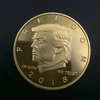 40mm President Trump Mündi Ameerika mälestusmünte Patriosts Kingitus 2021