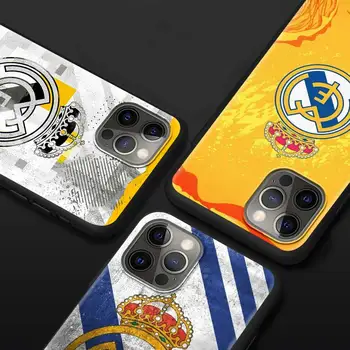 Juhul Apple iPhone 11 12 Pro 7 XR X XS Max 8 6 6s Pluss 5 5S SE 2020 Katta 7Plus 12Mini Shell Hispaania jalgpallikoondis