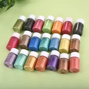 24 Värve/Set DIY Käsitöö pärlmutterläiget tekitavad Mica Pulber Epoksüvaik Värvi Pärl Pigment, Vaik, Liim Pigmendid Materjali Hallituse Tegemisel