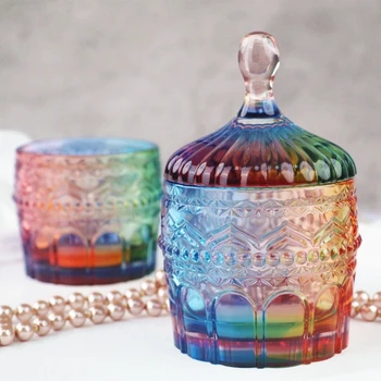 Kast Vaigu Hallituse koos Katetega DIY Ehted Jar Silikoon Hallituse 3D Hely Ladustamise Jar Epoksüvaik Konteiner Candy Box Hallituse Käsitöö