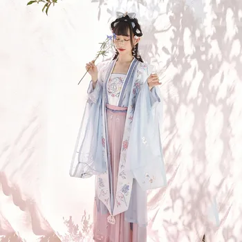Hiina Traditsiooniline Hanfu Riided Lady Vintage Hiina Folk Dance Kostüüm Naistele Ming Dünastia Pincess Kleit Oriental Tang Ülikond