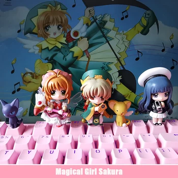 DIY Võti üpp Cherry MX-telje mehaaniliste klaviatuuride keycap isiksuse Cartoon modelleerimine keycaps Anime Magic tüdruk keycap