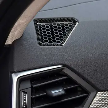 Carbon Fiber Auto Ülemine Air Vent Pistikupesa Kate Sisekujundus Vahend Õhu Väljalaskeava Kleebis Parempoolse rooliga BMW 3 Seeria G20 2019 2020