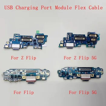 Algne Laadimine USB Pordi Moodul, Liides Port Flex Kaabel Samsung Flip 5G F900 F907 Z Klapp 5G F700 F707 Asendamine