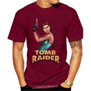 Meeste t-särk Lara Croft Tomb Raider poolt lararobsgraves tshirt Naiste t-särk