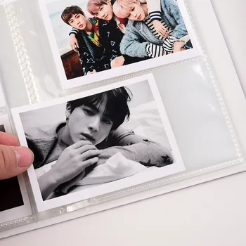 Kpop Star Death Album Kaardi Kogumise Raamat Ring Õõnes Fotoalbumi 3-Tolline Mini Polaroid Foto Album