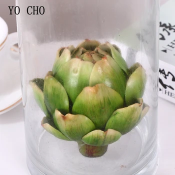 Kunstlik taim artišokk plastikust ananassi pea kunstlik taim kodu kaunistamiseks flower väike bonsai seada kunstlik taim
