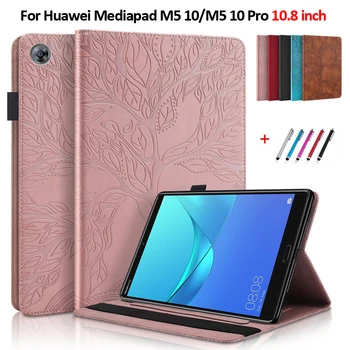 Tableti Kate Huawei MediaPad M5 10.8 tolline CMR-AL09/W09/W19 Kohrutus Puu Klapp Rahakott Seista Kaas Huawei M5 10 Pro Juhul