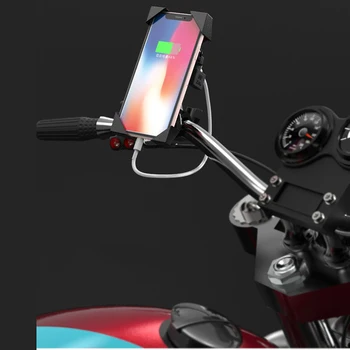ARVIN Mootorratta Telefon, Kiire Laadimine Omanik iPhone X 8P Moto USB Laadija Seista Auto Lukk 360 Pöörde Mobiiltelefoni GPS Mount