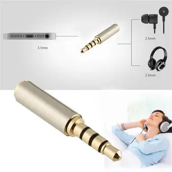 3.5 mm kuni 2.5 mm Meeste ja Naiste Audio-Stereo Adapter Plug Konverteri Adapter Kõrvaklappide Pesa Transfer Audio Pesa