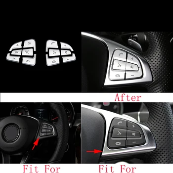 12TK Kroomitud plaat ABS Rool Nupp Switch Cover Sisekujundus Jaoks Mercedes-Benz GLC Klassi X205 16-17-ja C-Klassi W205 15-17
