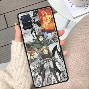 Anime Rünnak Titan Case For Samsung Galaxy jaoks A51 A71 A21s A31 A41 M31 A32 5G A12 Pehme Telefoni Kate M30s M51 A11 A91 Funda
