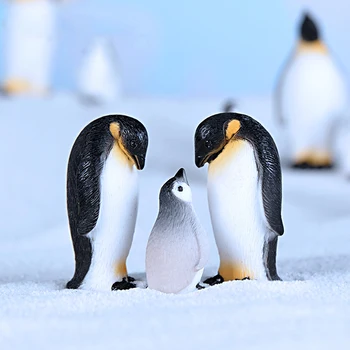 1tk Uus DIY Crafts Mini Talvel Pingviin Tihend Lumehelves Jäämägi Kääbus Figuriin andmed Haldjas Kuju Käsitöö Home Decor