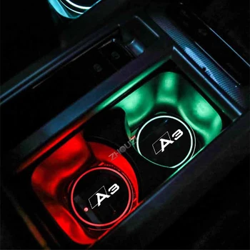 7 Värvi USB Led Atmosfääri Valguses Helendav Tassi Diplomeeritud Omanik Audi A3 8P1 8L1 8PA 8V1 8VK 8VF 8VA 8VS 8VM 8V7 8VE Sportback