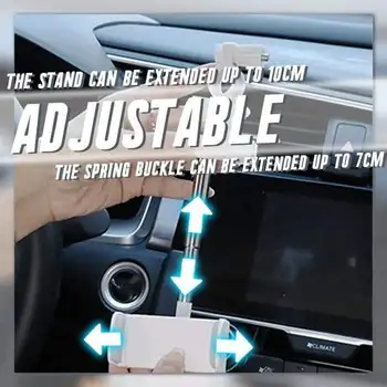 Paindlik Auto Hoidikut 360 Kraadi Auto Rearview Mirror Mount Telefoni Hoidik GPS Istme Nutitelefoni Omanik Seista Reguleeritav