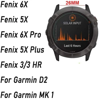 Eest Garmin Fenix 3 5X Pluss 6 Pro 3HR MK1 Asendamine Sport Silikoonist Randmepaela Watch Band Smart Asendada Tarvikud Käevõru