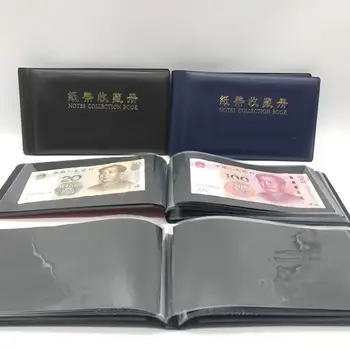 20 Taskud Kogumise Valuuta Säilitamine Raha Omanike Kaitse Album Märkus Raha Pileti Paberi Leht Nahast Mündid, Margid Pank