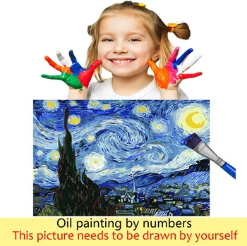 Diy Maalid Värvimine Pildid Kandinsky Referaat Numbrid Lõuend 40x50 50x60 60x75 70x90 30x40 Ühes Tükis Euroopa Propüleen