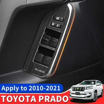 Aastateks 2010-2021 Toyota Land Cruiser Prado 150 Interjööri Muutmist Tarvikud Klaas Nuppu, Paneel FJ150 J15 Auto Ukse Käepide