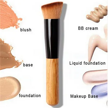 Täispuidust Meik Pintslid Pulber Concealer Põsepuna Liquid Foundation Näo Make Up Pintsel Tools Professional Beauty Kosmeetika