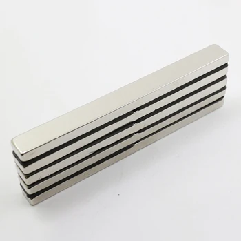 Wangyatian 2tk 100x10x5mm Blokeerida Võimsad Neodüüm Magnet Alalise Haruldaste Muldmetallide Külmkapp Square Magnetid 100*10*5mm