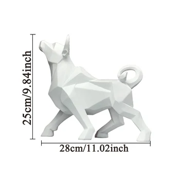 Skulptuur Bull Sõnn Kuju Bull Figuriin Reisn Loomade Ox Home Decor Sümbol aastaks 2021 ox figuriin kaunistamiseks